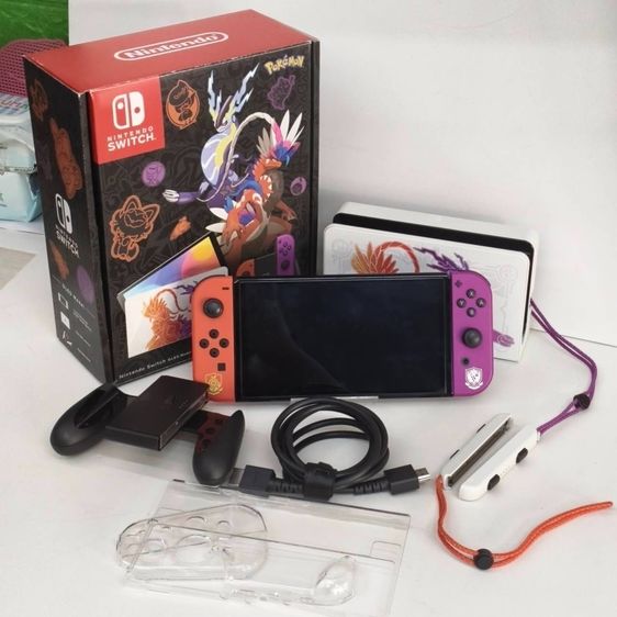 Nintendo Switch OLED Pokémon Scarlet  Violet Edition ลิมิเต็ด ครบกล่อง พร้อมเล่น รูปที่ 7
