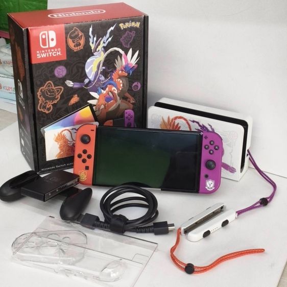 Nintendo Switch OLED Pokémon Scarlet  Violet Edition ลิมิเต็ด ครบกล่อง พร้อมเล่น รูปที่ 4
