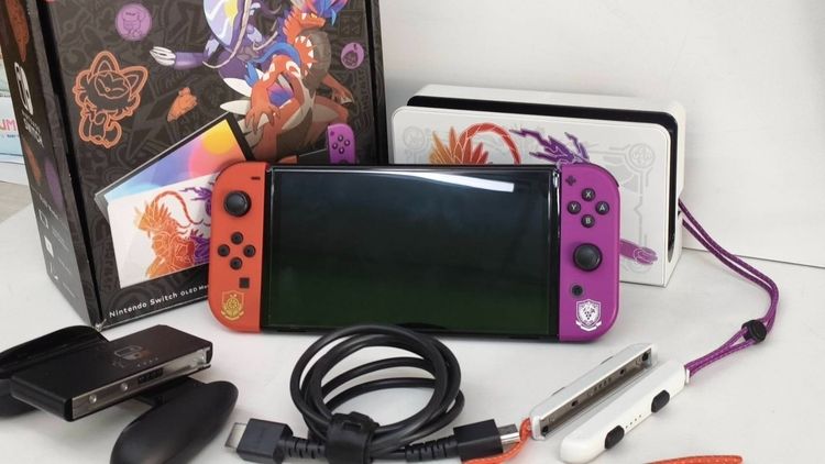 Nintendo Switch OLED Pokémon Scarlet  Violet Edition ลิมิเต็ด ครบกล่อง พร้อมเล่น รูปที่ 2