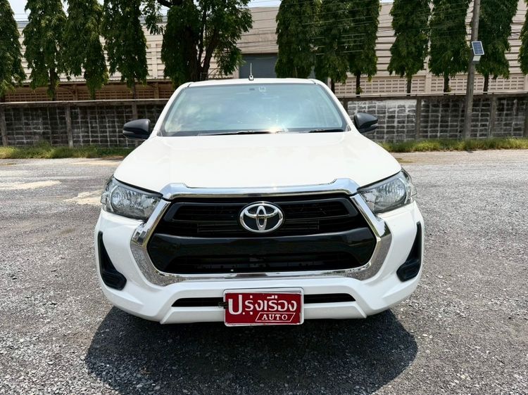 Toyota Hilux Revo 2021 Smart Cab 2.4 Mid Z Edition Pickup ดีเซล ไม่ติดแก๊ส เกียร์ธรรมดา ขาว รูปที่ 2
