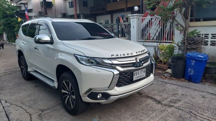 Mitsubishi Pajero Sport 2018 2.4 GT Premium 4WD Sedan ดีเซล เกียร์อัตโนมัติ ขาว รูปที่ 2