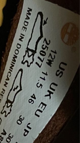 รองเท้า Timberland รุ่น Classic เบอร์ 12 MADE IN DOMINICAN รองเท้าเย็บด้วยเชือกเทียน แข็งแรง ทนทาน ของใหม่ นำเข้าปี 25 สวยมาก รูปที่ 10