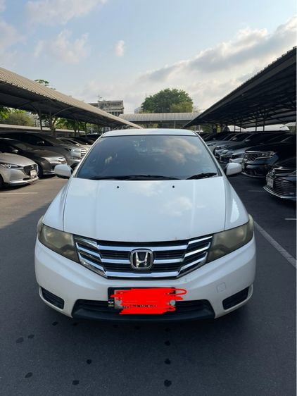 Honda City 2013 1.5 V CNG Sedan เบนซิน NGV เกียร์อัตโนมัติ ขาว