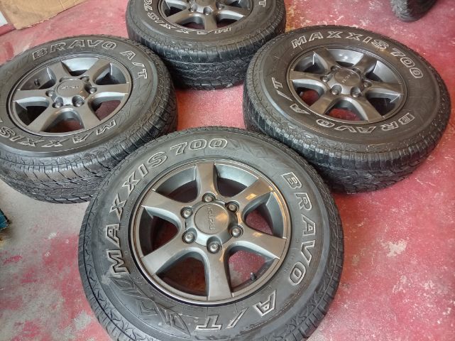 15" แม็ก Isuzu Gold Series พร้อมยาง Maxxis ปี 22