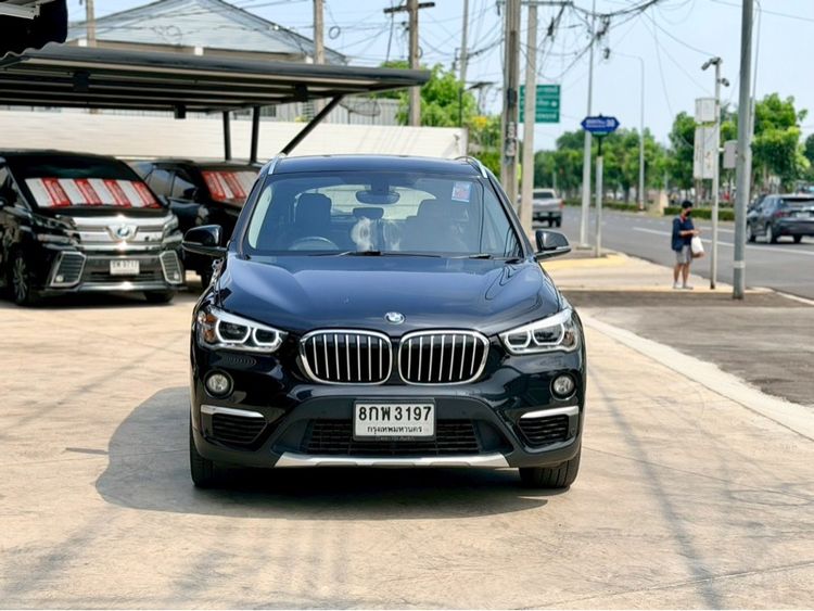 BMW X1 2019 2.0 sDrive18d xLine Utility-car ดีเซล ไม่ติดแก๊ส เกียร์อัตโนมัติ ดำ รูปที่ 3