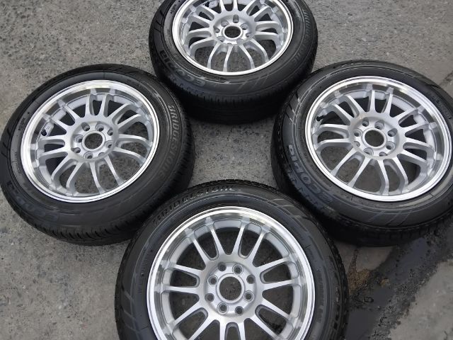 15" re30 สีบรอนซ์ขอบ 15 กว้าง 6.5 พร้อมยาง Bridgestone B 22