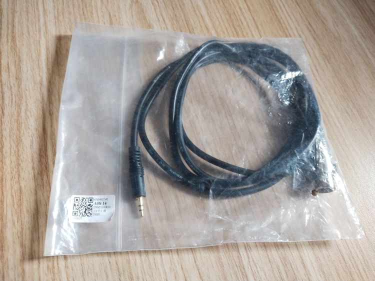 สายเคเบิลและตัวแปลง สายไมค์โครโฟนแบบเสียบแจ็คหูฟัง XLR 3 Pin to Aux 3.5 mm. Dual Track Output Mic Extension Cable (ความยาว 2เมตร)