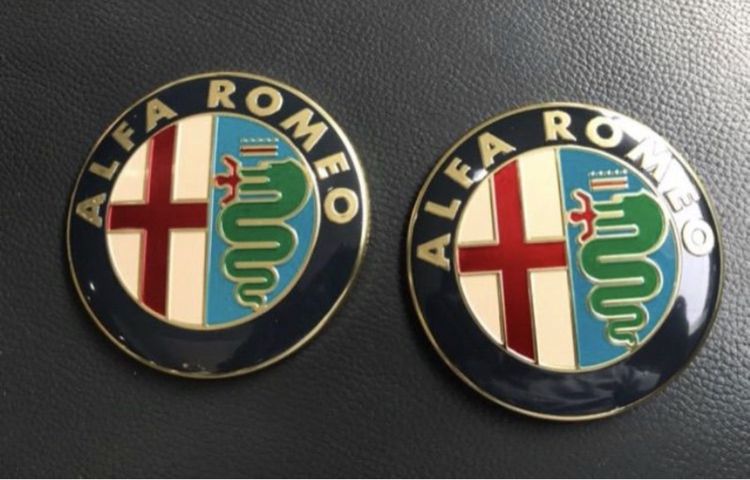 ลโก้ฝากระโปรง ALFA ROMEO หน้า หลัง ใส่ ALFA 154 156 157 147 GTV Spider รูปที่ 6