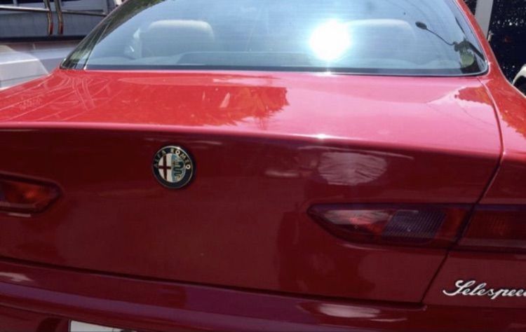 ลโก้ฝากระโปรง ALFA ROMEO หน้า หลัง ใส่ ALFA 154 156 157 147 GTV Spider รูปที่ 2