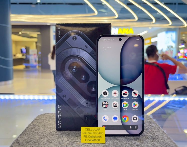 Nothing Phone (4a) 256GB เพิ่งใช้ไม่กี่วัน ประกันศูนย์ไทยเกือบปี ครบกล่อง รูปที่ 2