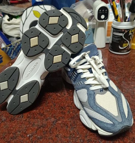 ขายถูก New Balance U9060HMS สีขาวตัดเขียว นิยม size 41.5-260cm สภาพสวย ของแท้ รูปที่ 14