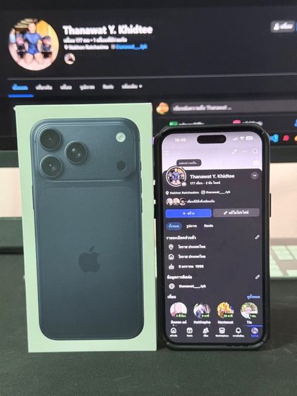512 GB 🔥 iPhone 17 Pro Max 512GB Deep Blue เครื่องใหม่ยังไม่แกะซีล