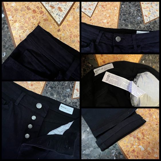 📌DENIM CO.👖 -Super black เอว31-32 รูปที่ 5