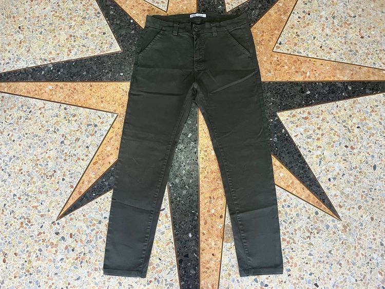 เขียว ยีนส์ 📌ZARA MAN👖 เอว32-33