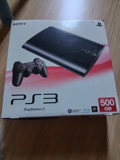 เครื่องเล่น PlayStation 3 พร้อมจอยพร้อมอุปกรณ์ครบ