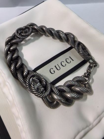 Gucci Silver Triple Interlocking G Bracelet รูปที่ 2