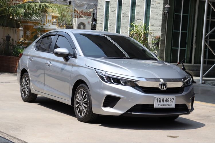 Honda City 2021 1.0 SV Sedan เบนซิน เกียร์อัตโนมัติ บรอนซ์เงิน รูปที่ 2