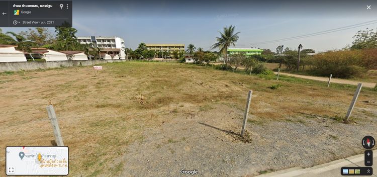 ขายที่ดิน 1-3-85 ไร่ถมแล้ว อยู่ด้านหลัง ร.พ กำแพงแสน (ตรงข้าม ม.เกษตร กำแพงแสน) รูปที่ 2