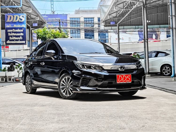 Honda City 2022 1.0 SV Sedan เบนซิน เกียร์อัตโนมัติ ดำ รูปที่ 4