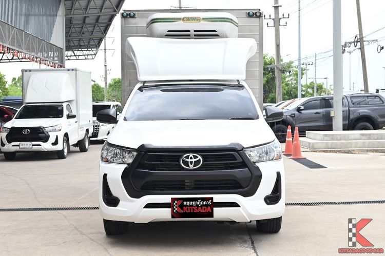 Toyota Hilux Revo 2022 2.4 Entry Pickup ดีเซล ไม่ติดแก๊ส เกียร์ธรรมดา ขาว รูปที่ 2