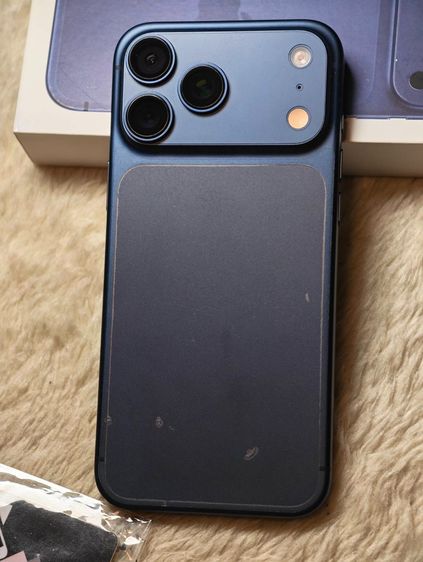 iPhone 17 Pro Max (256 GB) Deep Blue สุขภาพแบต 100 รอบชาร์ต 20 เครื่องศูนย์ไทย เดิมๆทุกจุด รูปที่ 7