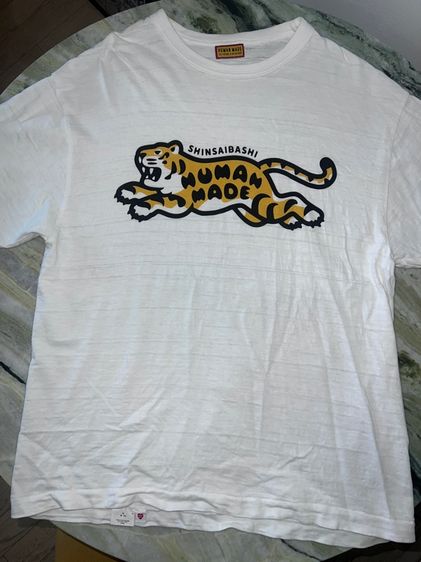 ขาว XL แขนสั้น เสื้อทีเชิ้ต อื่นๆ Human Made Animal Graphic T-Shirt Tiger White 