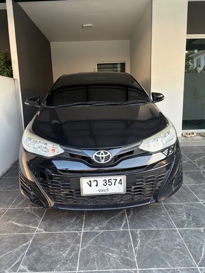 Toyota Yaris 2019 1.2 Mid Sedan เบนซิน เกียร์อัตโนมัติ ดำ