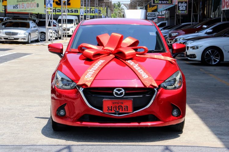 Mazda Mazda 2 2016 1.5 XD High Plus Sedan ดีเซล ไม่ติดแก๊ส เกียร์อัตโนมัติ แดง รูปที่ 2