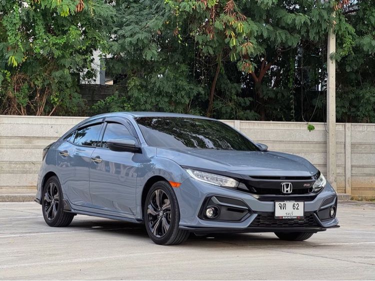 Honda Civic 2021 1.5 Turbo RS Sedan เบนซิน ไม่ติดแก๊ส เกียร์อัตโนมัติ เทา รูปที่ 2