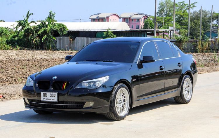 BMW Series 5 2008 525i Sedan เบนซิน ไม่ติดแก๊ส เกียร์อัตโนมัติ ดำ รูปที่ 2