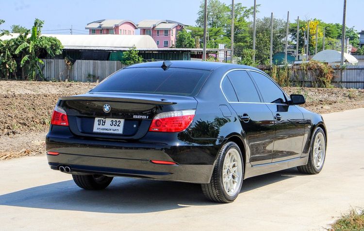 BMW Series 5 2008 525i Sedan เบนซิน ไม่ติดแก๊ส เกียร์อัตโนมัติ ดำ รูปที่ 3