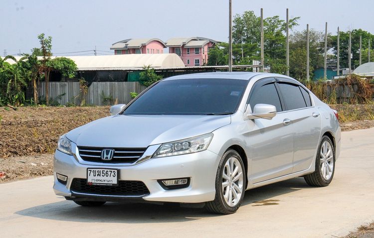 Honda Accord 2013 2.4 EL NAVI Sedan เบนซิน ไม่ติดแก๊ส เกียร์อัตโนมัติ เทา รูปที่ 2