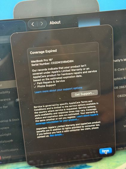 macbook pro corei9 รูปที่ 6