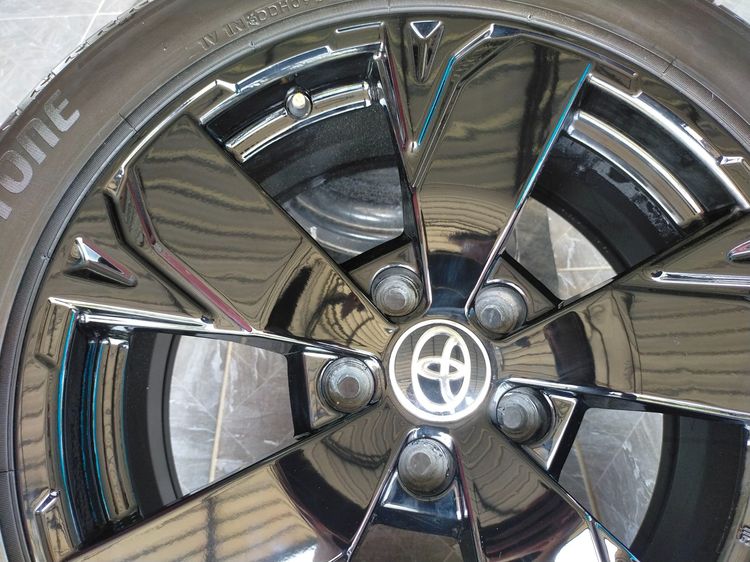 แม็กฮอนด้า ขอบ18 สีอบpowder coat พร้อมยางบริสโตน 225 50 18 ปี24 ยางสวยทุกเส้น ใส่ revo vigo camry chr innova รูปที่ 5
