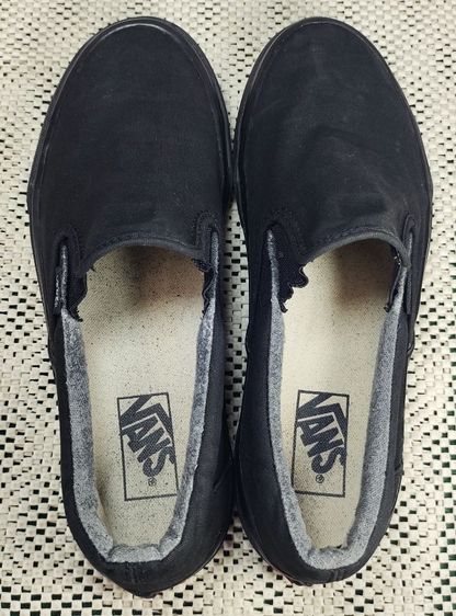 รองเท้า💥VANS Slip - On💥ของแท้‼️สีดำ ล้วนทั้งคู่‼️พื้นเดิม นิ่ม สวยๆ เดิม สภาพดี💥ไซร์ 42 รูปที่ 16