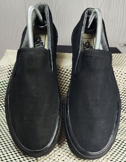 รองเท้า💥VANS Slip - On💥ของแท้‼️สีดำ ล้วนทั้งคู่‼️พื้นเดิม นิ่ม สวยๆ เดิม สภาพดี💥ไซร์ 42 รูปที่ 6