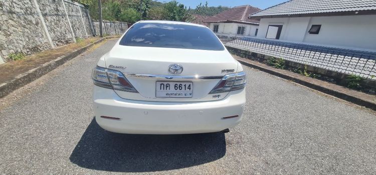 Toyota Camry 2010 2.4 Hybrid Sedan ไฮบริด ไม่ติดแก๊ส เกียร์อัตโนมัติ ขาว รูปที่ 4