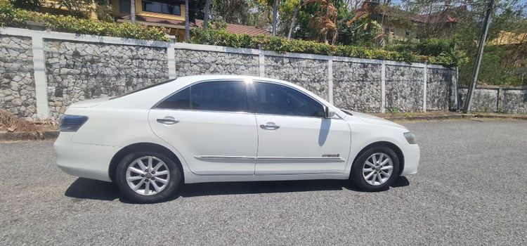 Toyota Camry 2010 2.4 Hybrid Sedan ไฮบริด ไม่ติดแก๊ส เกียร์อัตโนมัติ ขาว รูปที่ 2