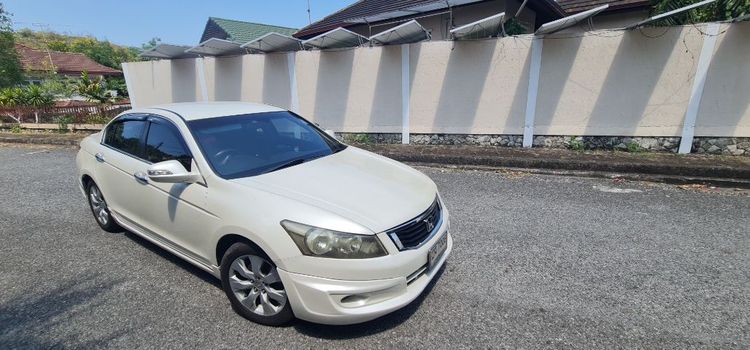 Honda Accord 2010 2.4 EL i-VTEC Sedan เบนซิน ไม่ติดแก๊ส เกียร์อัตโนมัติ ขาว