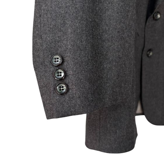 สูท Yves Saint Laurent Gray Blazer Wool Charcoal Grey Suit รูปที่ 8