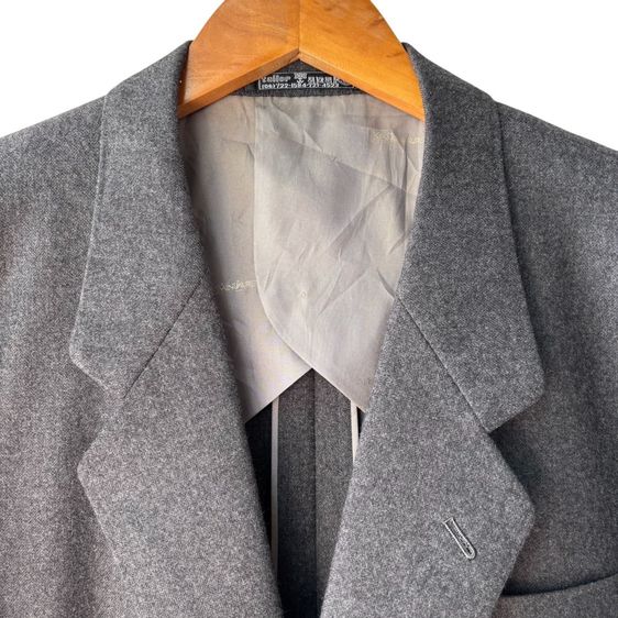 สูท Yves Saint Laurent Gray Blazer Wool Charcoal Grey Suit รูปที่ 6