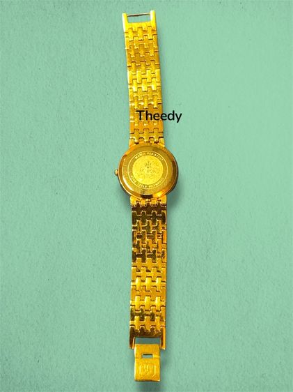 ขายนาฬิกาข้อมือ ยูนิเซ็กซ์ LOBOR Collection สีทอง  งานดีไซน์หรู สไตล์ผู้บริหาร ใส่แล้วดูภูมิฐาน หน้าปัดขาวตัดทองสวยเด่นมาก  รูปที่ 6