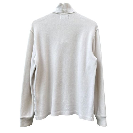 เสื้อฮาฟซิป Polo Ralph Lauren Quarter-Zip Pullover-สีครีมลาเต้ Size S  รูปที่ 2