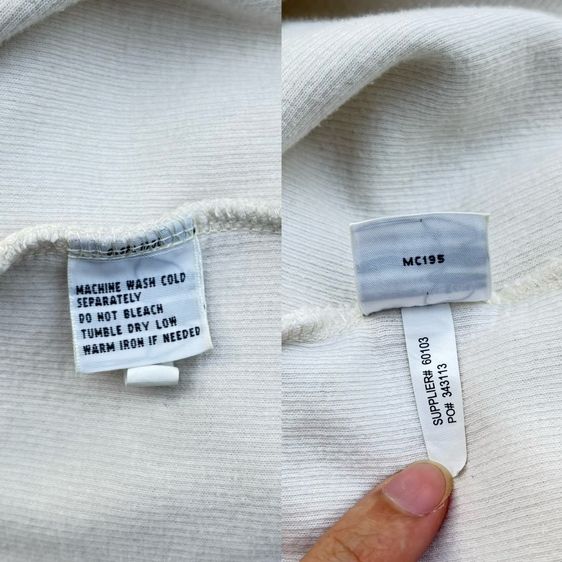 เสื้อฮาฟซิป Polo Ralph Lauren Quarter-Zip Pullover-สีครีมลาเต้ Size S  รูปที่ 8