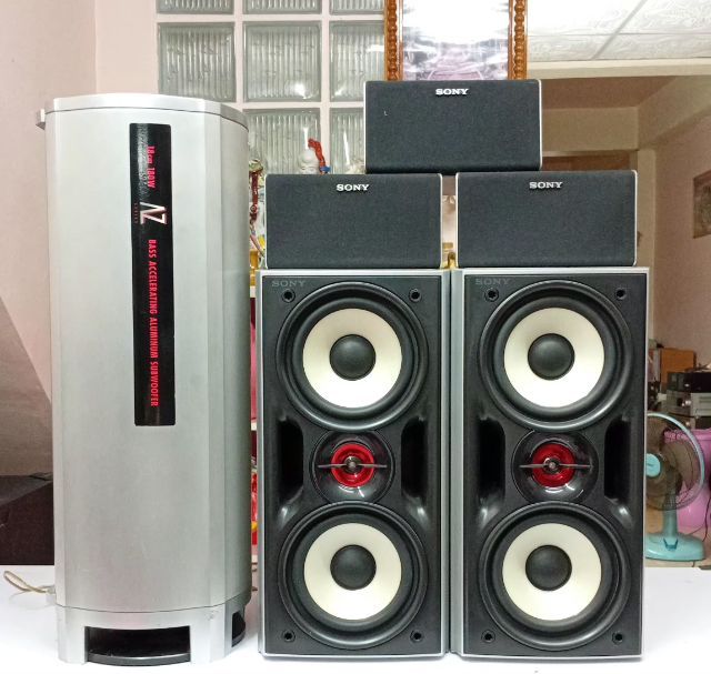 ชุดลำโพง Sony 5.1 สภาพสวยเหมือนใหม่ ใช้งานได้ปกติทุกตัว ราคาชุดละ 2,900 รวมค่าจัดส่งและเก็บปลายทางสินค้าอยู่ที่สุโขทัย รูปที่ 2