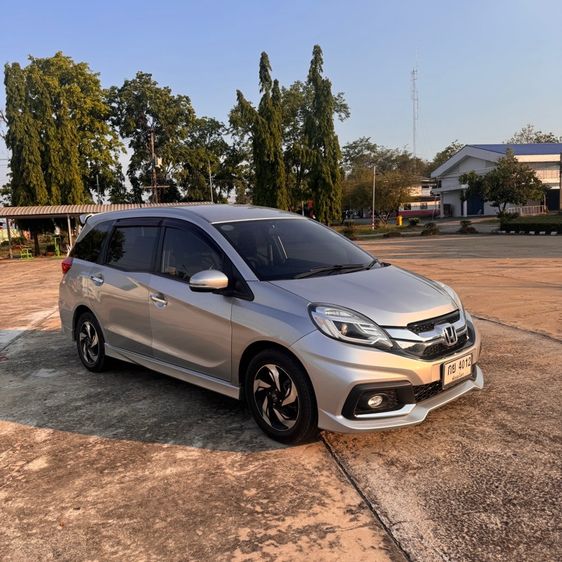 Honda Mobilio 2015 1.5 RS Utility-car เบนซิน ไม่ติดแก๊ส เกียร์อัตโนมัติ เทา รูปที่ 2