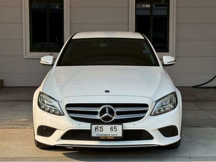 Mercedes-Benz C-Class 2020 C300 Sedan ปลั๊กอินไฮบริด (PHEV) ไม่ติดแก๊ส เกียร์อัตโนมัติ ขาว รูปที่ 2