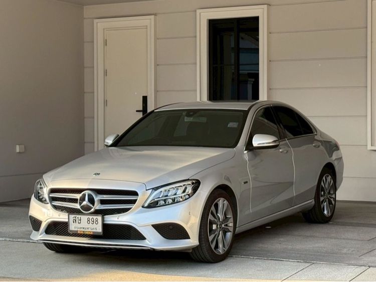 Mercedes-Benz C-Class 2020 C300 Sedan ปลั๊กอินไฮบริด (PHEV) ไม่ติดแก๊ส เกียร์อัตโนมัติ เทา