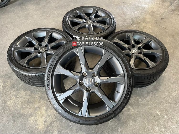 อื่นๆ อะลูมิเนียมอัลลอย 18" ✨ล้อแม็กพร้อมยาง✨Honda Civic HEV RS รุ่นใหม่ ขอบ 18💖สภาพสวย💖