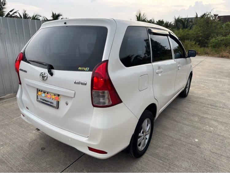 Toyota Avanza 2013 1.5 E Sedan เบนซิน เกียร์อัตโนมัติ ขาว รูปที่ 2